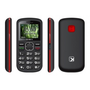 Мобильный телефон teXet TM-B220 Черно-красный - Metoo (3)