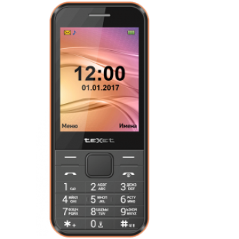 Мобильный телефон teXet TM-302 Черный - Metoo (1)