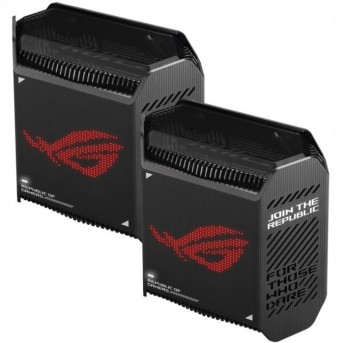 Wi-Fi Mesh Система ASUS ROG Rapture GT6 (B-2-PK), Wi-Fi 6E, 802.11ax, 574+4804+4804Mbps, 2pak, black в Metoo.kz - Metoo (9)