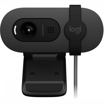 Камера Logitech Brio 100, 2Mpix(FullHD), Mic, USB2.0, 1.5 cable, Черный в Metoo.kz - Metoo (4)