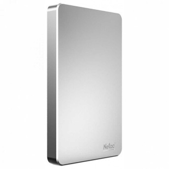 Внешний жесткий диск 2Tb, Netac K330, USB 3.0, Silver, Aluminium Case в Metoo.kz - Metoo (1)