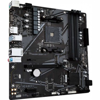Материнская плата GIGABYTE A520M DS3H V2, AM4, 4xDDR4, PCIe3.0, DVI+HDMI, 4xSATA, M.2, GLAN, mATX в Metoo.kz - Metoo (1)