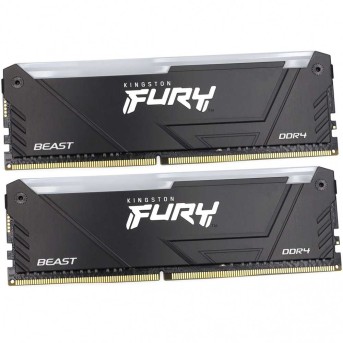 Kingston 32GB 3600MT/s DDR4 CL18 DIMM (Kit of 2) FURY Beast RGB в Metoo.kz - Metoo (3)