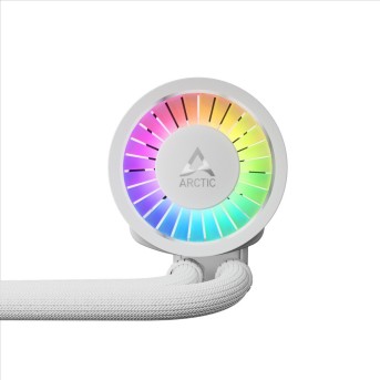 Водяное охлаждение ARCTIC Liquid Freezer III Pro 420 A-RGB(White), ACFRE00189A, S1851/1700/AMD4/5 в Metoo.kz - Metoo (3)
