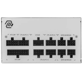 Блок питания MSI MAG A850GL PCIE5, 850W, Active PFC, 80+ GOLD, Full Modular, MAG A850GL PCIE5 WHITE в Metoo.kz - Metoo (3)