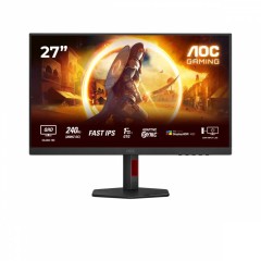 Монитор Игровой 27" AOC Q27G4ZR/<wbr>01 IPS 2560x1440 240Hz 0.3ms 400cd/<wbr>m 1000:1 2xHDMI DP 2x2W Черный