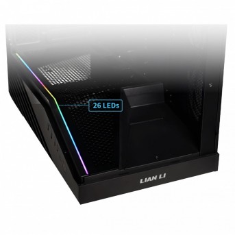 Корпус Lian Li Vector V100 E-ATX/ATX/mATX/ITX G99.V100X.01 2xUSB3.0, USB3.1, Type-C Black в Metoo.kz - Metoo (4)