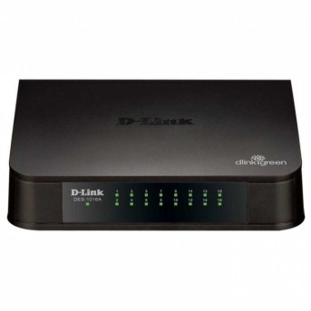 Коммутатор 16-ports 10/100 FCSH-1600R LogyNet Ethernet Switch, W/ internal switching Power Metal 19" в Metoo.kz - Metoo (1)