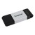 Флэш-накопитель Kingston 128Gb USB-C 3.2 Data Traveler 80 (Silver-Black) в Metoo.kz - Metoo (2)