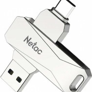 Флэш-накопитель Netac U782C USB3.0+TypeC Dual Flash Drive 64GB, up to 130MB/s..