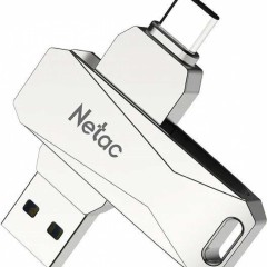 Флэш-накопитель Netac U782C USB3.0+TypeC Dual Flash Drive 64GB, up to 130MB/<wbr>s