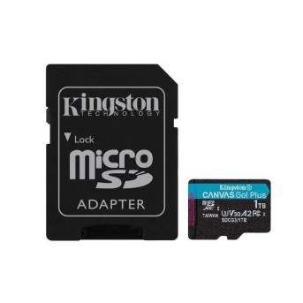 Карта памяти MicroSD, Kingston Canvas Go! Plus, 1TB, SDCG3/1TB, Class 10, A2, U3, V30, R170/W90 +ADP в Metoo.kz - Metoo (1)