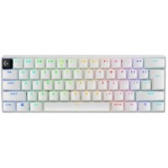 LOGITECH G PRO X 60 LIGHTSPEED Wireless Gaming Keyboard (Tactile) - WHITE - US INT'L - 2.4GHZ/BT -..