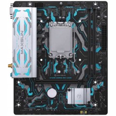 Материнская плата MaxSun B760M GAMING WIFI GANK, LGA1700, 2xDDR5, 3xSATA, 1xM.2, HDMI+VGA, mATX
