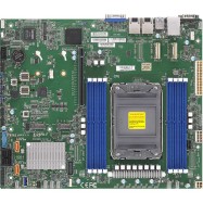 Supermicro MBD-X12SPO-F-Bulk ATX 12" x 10" (30.48cm x 25.4cm), 8 DIMM slots, 1 PCIe 4.0 x16, 2 PCIe 4.0 NVMe x8 Internal Port(s), Intel C621A controller for 10 SATA3 (6 Gbps) ports; RAID 0,1,5,10