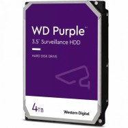 Жесткий диск для видеонаблюдения HDD 4Tb Western Digital Purple SATA 6Gb/s 256Mb 3,5 WD44PURZ..
