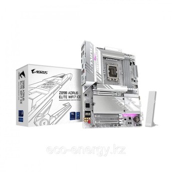 Материнская плата GIGABYTE Z890M AORUS ELITE WF7 ICE, LGA1851, Z890, 4xDDR5, HDMI+DP, 3xM.2, mATX в Metoo.kz - Metoo (1)