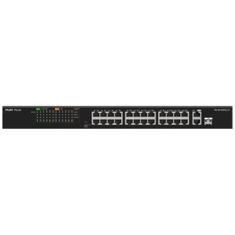 Коммутатор неуправляемый Reyee RG-ES126S-P V2, 24 x 10/100 PoE, 1Gb+1Gb/SFP Uplink , PoE 370W в Metoo.kz - Metoo (1)