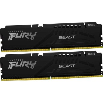 Модуль памяти Kingston Fury Beast KF556C40BBK2-16 DDR5 DIMM 16Gb (2x8) 5600 MHz CL40 в Metoo.kz - Metoo (1)
