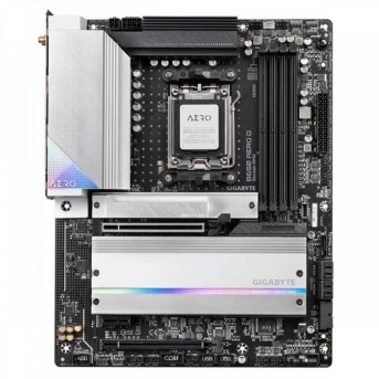 Материнская плата GIGABYTE B650 AERO G, AM5 B650, 4xDDR5, PCIe4.0,HDMI+USB-TypeC, 2.5GLAN, 3xM2, ATX в Metoo.kz - Metoo (1)