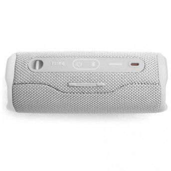 JBL Flip 6 - Portable Waterproof Speaker - White в Metoo.kz - Metoo (3)
