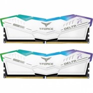 Оперативная память 64GB Kit (2x32GB) 6000MHz DDR5 TeamGroup DELTA RGB CL38 WH FF4D564G6000HC38ADC01