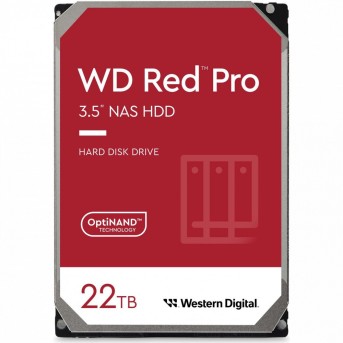 Жёсткий диск HDD 22 Tb SATA 6Gb/s Western Digital Red Pro WD221KFGX 3.5" 7200rpm 512Mb в Metoo.kz - Metoo (1)