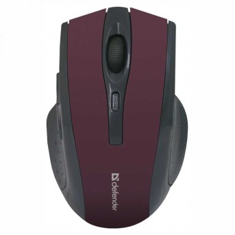 Мышь беспроводная Defender Accura MM-665 красный,6 кнопок,800-1200 dpi в Metoo.kz - Metoo (1)