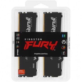 Модуль памяти Kingston Fury Beast RGB EXPO KF556C36BBEAK2-64 DDR5 DIMM 64Gb KIT (2x32) 5600MHz CL36 в Metoo.kz - Metoo (3)