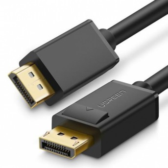 Кабель UGREEN DP102 DP Male to Male Cable 3m (Black) в Metoo.kz - Metoo (1)