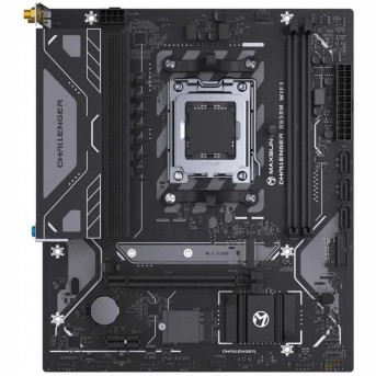 Материнская плата MaxSun Challenger B650M WIFI, AM5, 2xDDR5 4xSATA 1xM.2 PCIe4.0, HDMI+VGA mATX в Metoo.kz - Metoo (1)