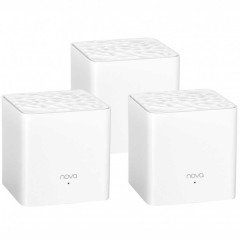 Беспроводная Mesh Система Tenda Nova MW3-2 (3-pack), Wi-Fi 5, AC1200 (300+867 Мбит/<wbr>с), WAN, LAN