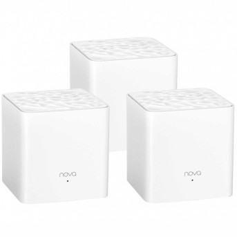 Беспроводная Mesh Система Tenda Nova MW3-2 (3-pack), Wi-Fi 5, AC1200 (300+867 Мбит/с), WAN, LAN в Metoo.kz - Metoo (1)