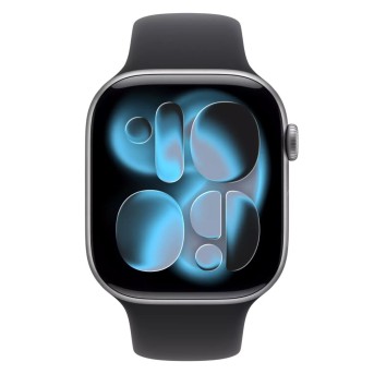 Apple Watch Series 11 GPS 46mm Space Grey Aluminium Case with Black Sport Band - S/M,Model A3333 в Metoo.kz - Metoo (2)