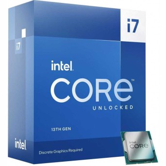 Процессор Core i7-13700F 3.4GHz, 16C/<wbr>24T, 30Mb Intel Smart Cache, TDP125W, LGA1700, BX8071513700KF - Metoo (1)