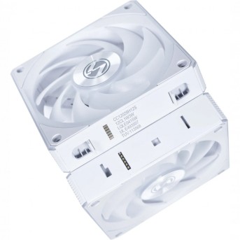 Вентилятор для корпуса Lian Li UNI FAN CL WIRELESS 3x120mm White G99.12CL1W3W.00 в Metoo.kz - Metoo (4)