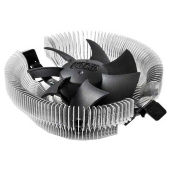 Вентилятор для процессора PCCooler E80 Кулер S775/<wbr>115X/<wbr>AM2/<wbr>2+/<wbr>AM3/<wbr>3+/<wbr>AM4/<wbr>FM2/ TDP 65W, вент-р 80мм - Metoo (2)