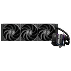 Водяное охлаждение для CPU PCCooler DS360 ARGB Display BK 115X/1200/1700/1851/AM4/AM5 Черный..