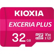 KIOXIA LMPL1M032GG2; 32GB microSD KIOXIA Exceria Plus (M303) UHS I U3 with adapter..
