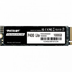 Твердотельный накопитель SSD 1 Tb M.2 PCI-E Patriot P400 Lite P400LP1KGM28H, R3500/W2700..