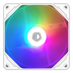 Кулер для корпуса ID-Cooling NO-12015-XT-ARGB SNOW, 12cm, 500-2000rpm, 54.6CFM, 13.8-31.2dBA, 4pin..