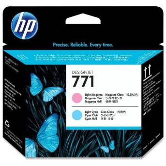 Печатающая головка HP 771 для HP DJ Z6200 (О) CE019A светло-голубой/<wbr>светло-пурпурный - Metoo (1)