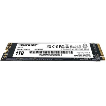 Твердотельный накопитель SSD 1Tb M.2 2280 Patriot P320 P320P1TBM28 PCIe Gen3 x4, R3000/W2200 в Metoo.kz - Metoo (3)