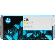 Картридж HP Europe 738 300-ml Yellow DesignJet Ink Cartridge (676M8A)..