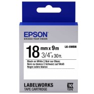 Лента Epson C53S655006 LK5WBN Std Black White 18/9