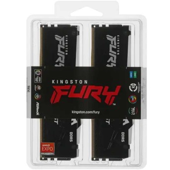 ОЗУ Kingston FURY Beast EXPO RGB 16Гб (8x2) DIMM DDR5, 5600MT/s, CL40 1.25В, KF556C36BBEAK2-16 в Metoo.kz - Metoo (3)