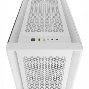CORSAIR 5000D CORE AIRFLOW Mid-Tower ATX PC Case - White в Metoo.kz - Metoo (2)