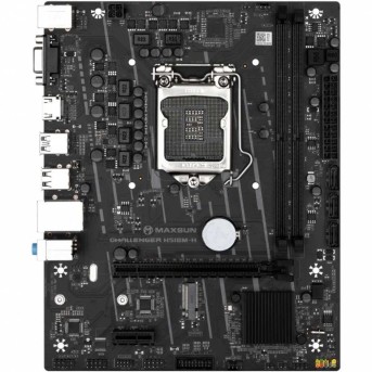 Материнская плата MaxSun Challenger H510M-H, LGA1200 H510, 2xDDR4, 3xSATA, 1xM.2, HDMI+VGA, mATX в Metoo.kz - Metoo (2)