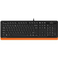 Клавиатура A4tech Fstyler FK10-ORANGE, 105 клавиш, 150см, FN 12 Multimedia, USB