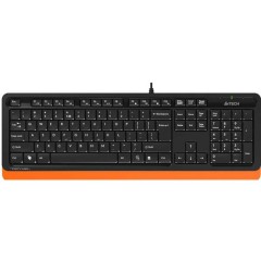 Клавиатура A4tech Fstyler FK10-ORANGE, 105 клавиш, 150см, FN 12 Multimedia, USB